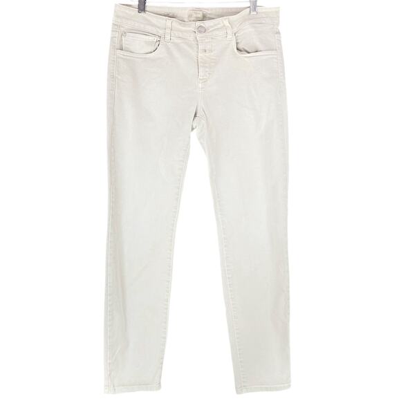 CLOSED Baker Mid-Rise Slim Ankle Jeans in Light Beige/Cream Size 29 - Picture 2 of 10